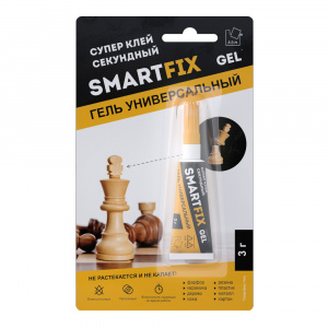 Супер-клей гель SmartFix GEL, GHG301B 3гр, индивидуальный блистер, 1 шт, A.D.M./100