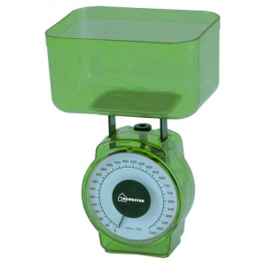 Весы кухонные HOMESTAR HS-3004M механич.с чашей,1кг,зелен.