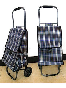 Тележка-сумка 30кг 31,5*29*84см D203ECO Tartan (10) Китай